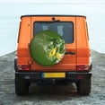 thumbnail image 6 of Salouo Friut Avocado Print Spare Tire Cover 14-17 inch Spare Tire Protector Universal Tough Tire Wheel Cover for Trailer SUV and Truck-, 6 of 6