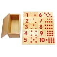 thumbnail image 3 of Abbracc Wooden Montessori Mathematics Material Numbers Matching Game Puzzles Kids Early, 3 of 5