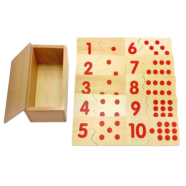 Rompecabezas de Juegos Educativos Yotijar Material Matemático Juguetes de madera