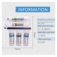 thumbnail image 2 of 5 Layer Drinking Water Purifier, Household Kitchen Under Sink Ultrafiltration Water Purification System, Large Flow Water With Tap ,Widely Used, 2 of 7