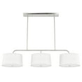 thumbnail image 2 of Hunter - Cottage Hill 6-light Brushed Nickel, Extra Large Chandelier, Dimmable, Linear Shaped, for Bedrooms, Kitchens, Dining, Living Rooms - 19182, 2 of 9