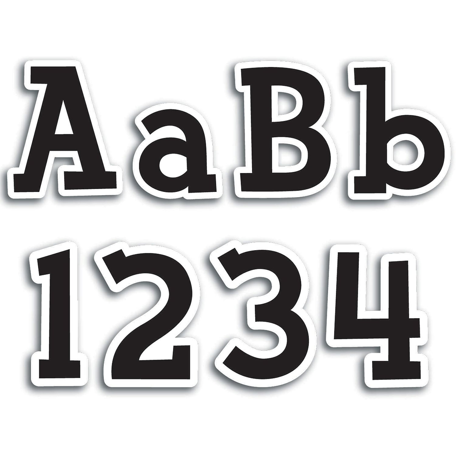 FANCY BLACK 4' DESIGNER LETTERS