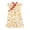 czb# Orange380, variant on Toddler Kids Girls Summer Dresses Short Sleeve Peter Pan Collar Cartoon Animal Print High Waist Relaxed Casual Soft Comfortable A-Line Dress Lightweight Loose Fit Clothes,Yellow,3-4 Years