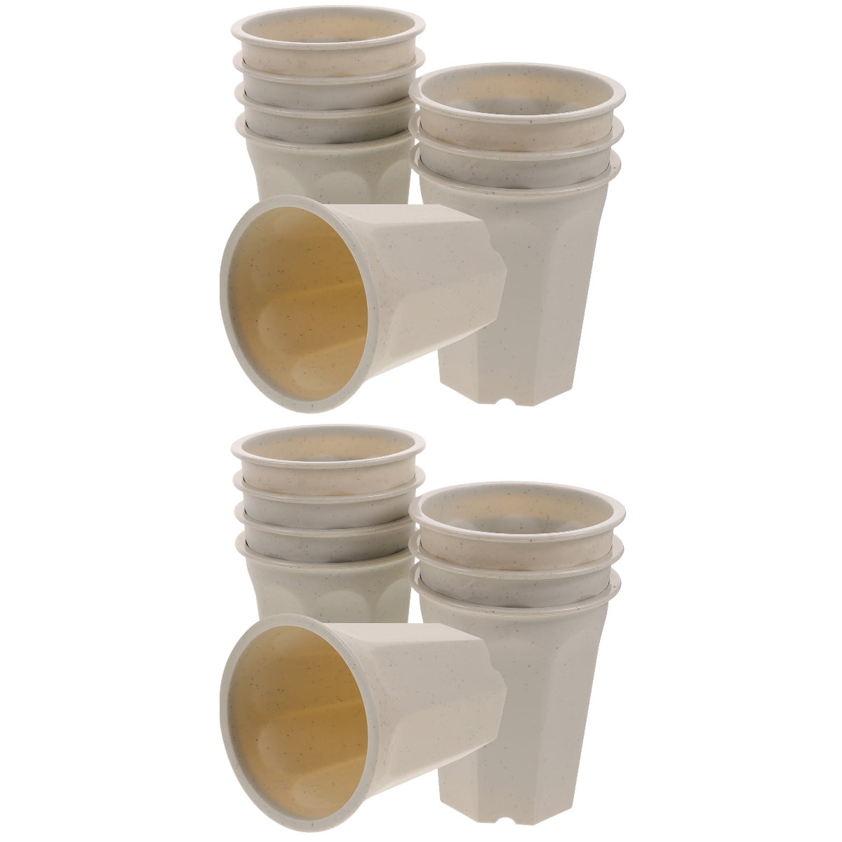 MLINS 16 pcs  Deep Nursery Pots Gardening Succulent Bonsai Nursery Planting Pots