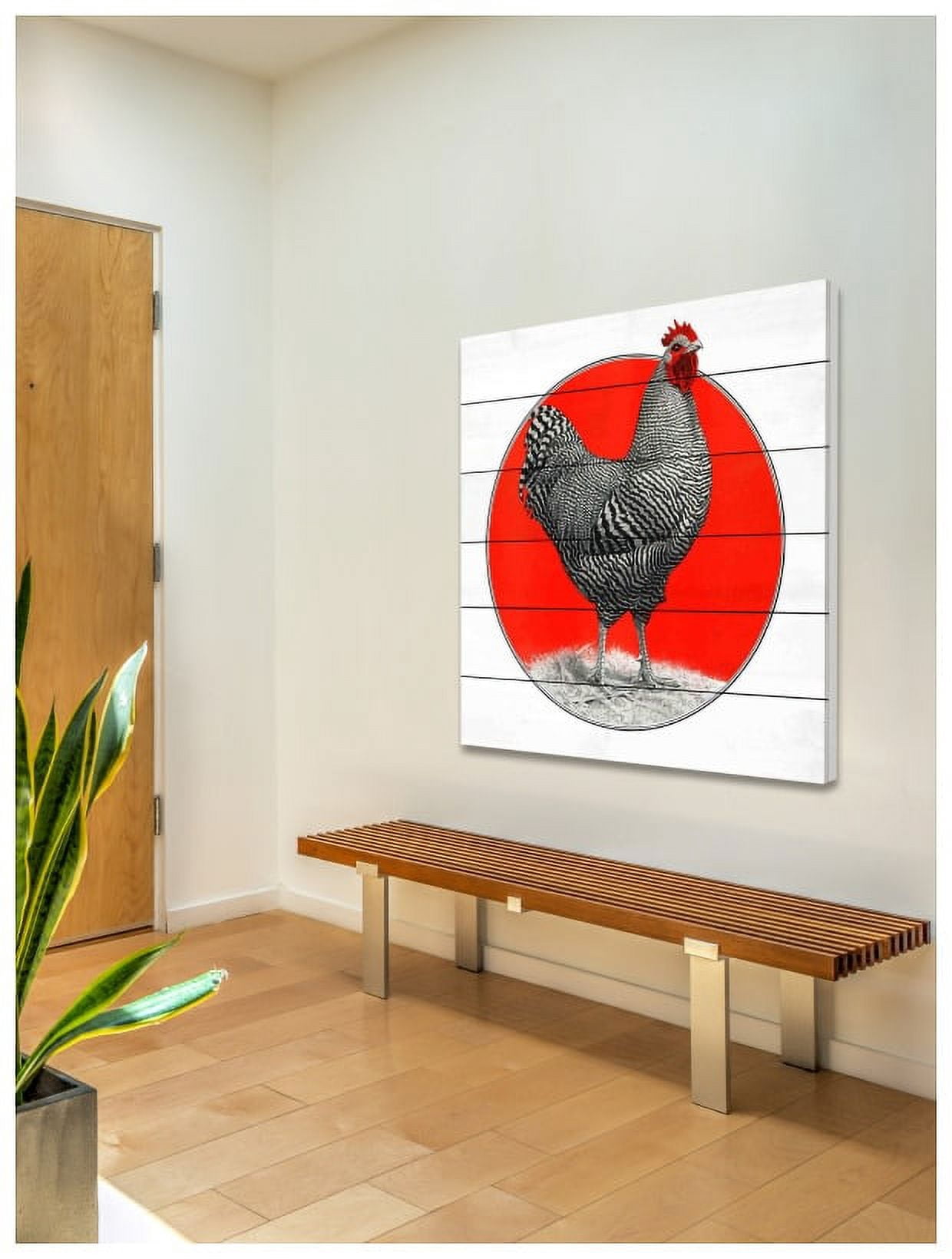 Marmont Hill "Plymouth Rock" Painting Print on White Wood
