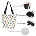 thumbnail image 6 of Haiem French Bulldog With Coffee Cup Pattern Shoulder Bag - Durable and Spacious Tote Bag,Versatile Shopping Bag, 6 of 9