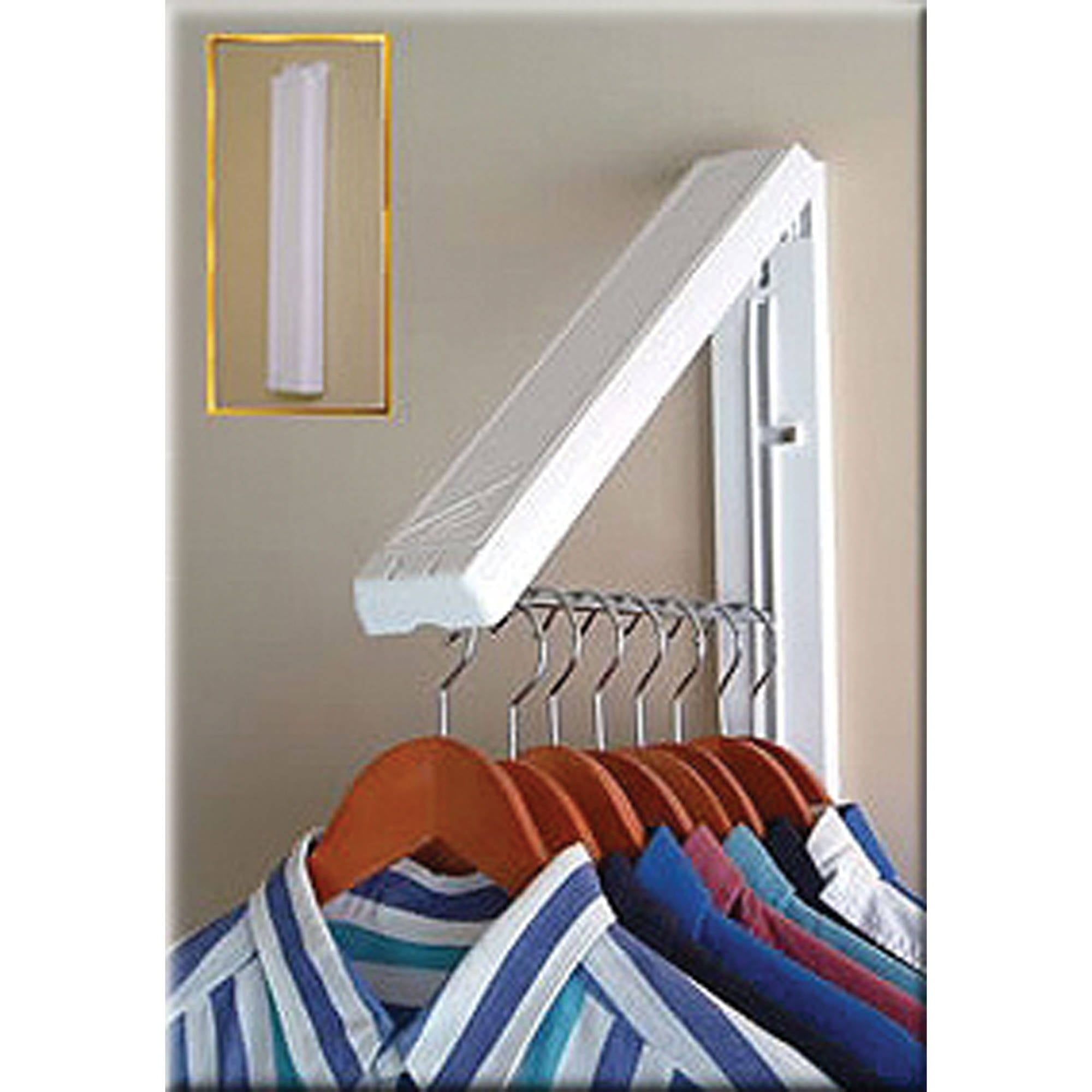 Shelby 6 Hook Over the Door Hanging Rack Clothes Organizer Store Silver EBY58579 