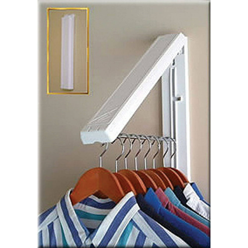 InstaHANGER AH12/R Clothes Hanging System, White