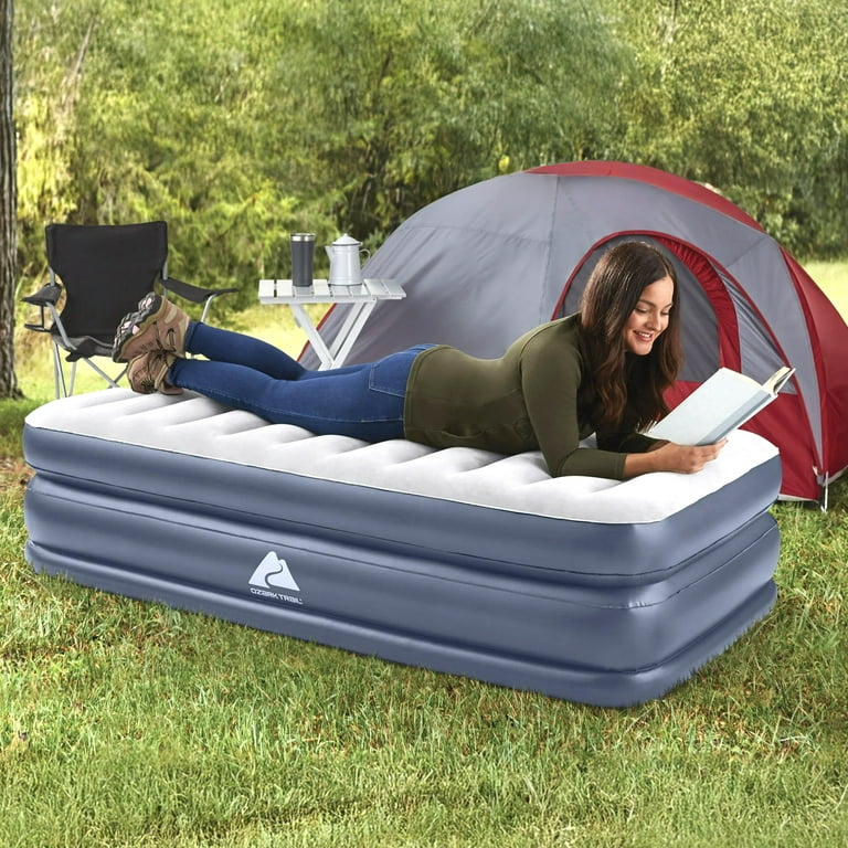 Camping Airbed Ozark Trail Twin Air Mattress With Pillow Pump