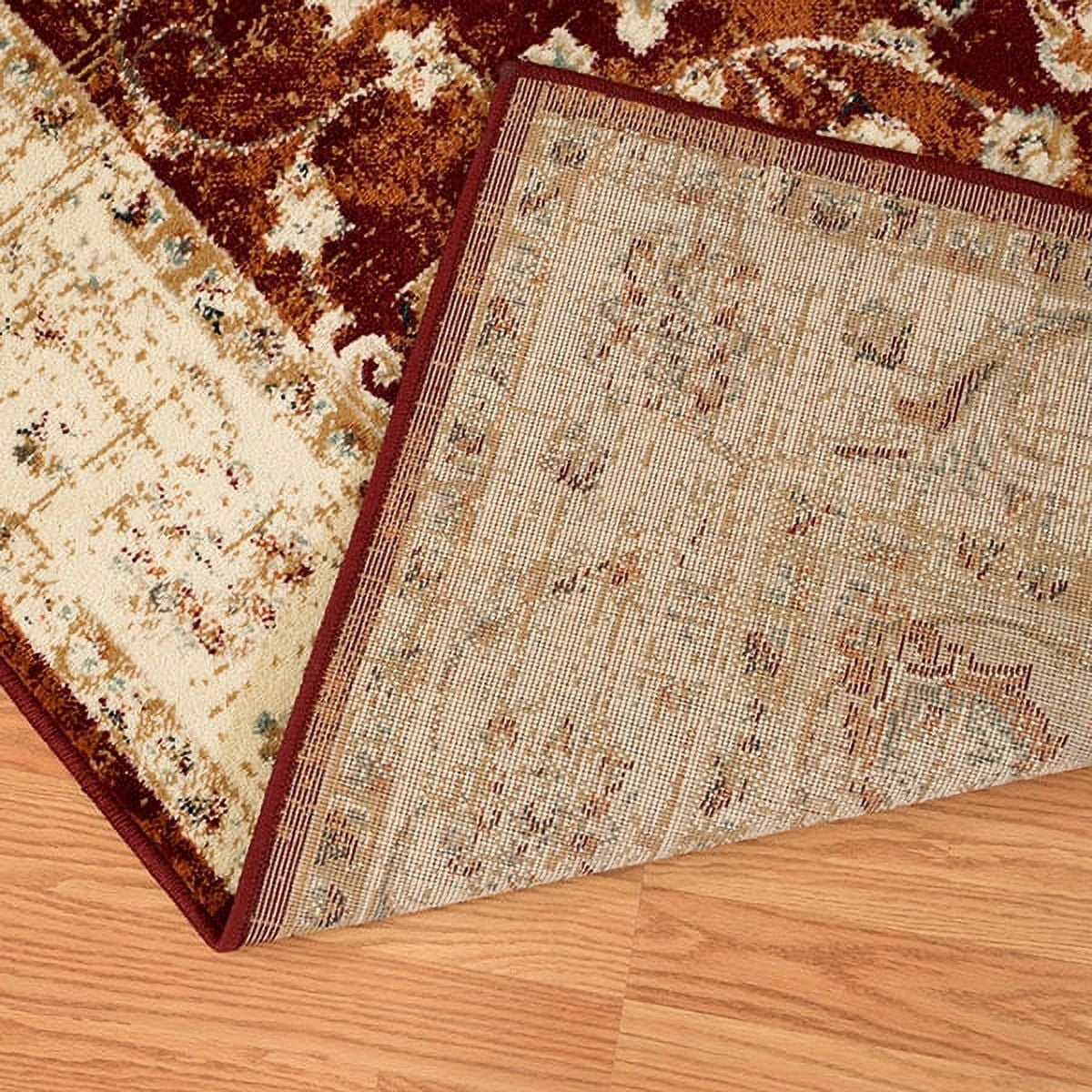 United Weavers Amarna Ponte Vecchio Distressed Crimson Woven Olefin Area Rug or Runner