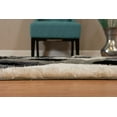 thumbnail image 4 of United Weavers Veria Blitzen Shag Geometric Accent Rug, Black, 1'10" X 3', 4 of 5