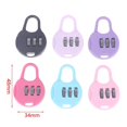 thumbnail image 4 of Luggage Travel Digit Number Code Lock Combination Padlock Safe Lock for Gym Digital Locker Suitcase, 4 of 6