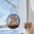 thumbnail image 4 of Airedale Terrier Dog Ornament Christmas 2025 - Airedale Terrier Dog Stained Glass SunCatcher Christmas Decorations, Dog Christmas Gifts for Family, 4 of 4