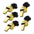 thumbnail image 3 of Silbatos deportivos con cordones livianos de metal liviano para adultos ruidosos árbitros de sonido crujiente silbato para fútbol acampando fútbol, 3 of 8