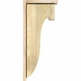thumbnail image 3 of 6"W x 12"D x 28"H Del Monte Rough Sawn Corbel w/Backplate, Douglas Fir, 3 of 9