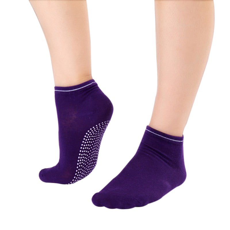 Details about   Non Skid Slip Sticky Grippers Socks Pilates Ballet Barre Yoga Socks for Women 