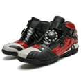 thumbnail image 3 of Men's and women's all-season motorcycle riding boots and motorcycle shoes,red,45, 3 of 13