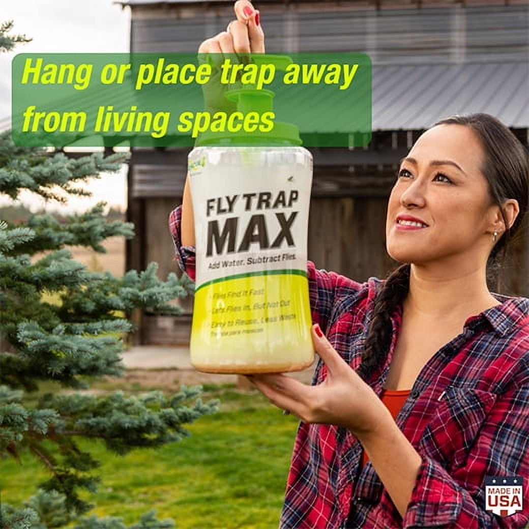 RESCUE! Fly Trap Max – Extra Large Reusable Outdoor Fly Trap - Thumbnail 4
