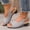 Gray, variant on Womens Low Heels Sandals, Ankle Strap Peep Toe Slingback Fashion Summer Casual Dressy Shoes Gray US7