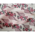 thumbnail image 4 of oneOone Silk Tabby Fabric Leaves Block Printed Fabric 1 Yard 42 Inch Wide, 4 of 4