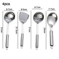 thumbnail image 2 of 4 piezas de cocina casera que cocina utensilios de cocina de acero inoxidable, 2 of 5