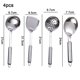 thumbnail image 2 of 4 piezas de cocina casera que cocina utensilios de cocina de acero inoxidable, 2 of 5