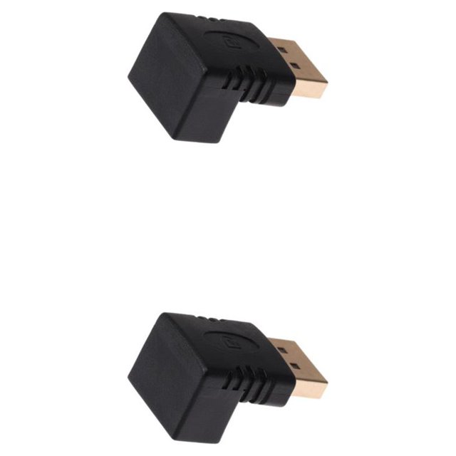 Tholdsy Mini adaptador de ángulo de 90 grados, conector DP a de 270 grados, enchufe de Cable convertidor para proyector de tipo 2 Tipo 2 2Conjunto