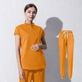 thumbnail image 1 of Bata quirúrgica de alta gama, ropa de lavado para quirófano dental, ropa elástica para cepillos de manos para mujeres, conjunto de ropa de trabajo bucal para médicos y enfermeras, 1 of 6