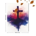 thumbnail image 3 of Qisvanset 12x16 Inch Cross Jeremiah Canvas Wall Art, Boho Bible Verse Art Minimalist Religious Home Gift, 3 of 8