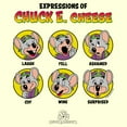 thumbnail image 2 of Mens Chuck E. Cheese Classic Expressions T Shirt, 2 of 4