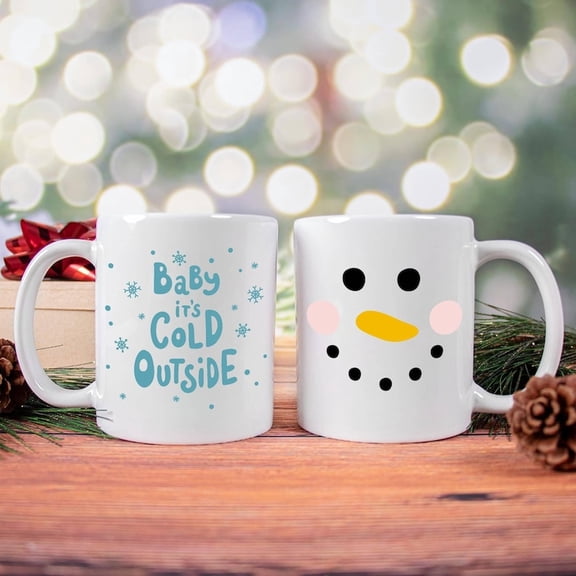 Snowman S1oup Mug Cute H1oliday Drinkware CH1Ristmas Gift for Hot oa Mug