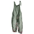 thumbnail image 2 of Mefallenssiah Women Printed Summer Sleeveless Pockets Backless Loose Long Playsuits Rompers Jumpsuit, 2 of 5