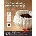 thumbnail image 2 of Filtros de café Brew Choice para 5 tazas, tipo canasta, papel, 200 unidades, 2 of 8