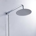 thumbnail image 4 of 8 Pouces Grand Rond / Carré Pomme de Douche Pluie Tête Chrome Acier Inoxydable, 4 of 8