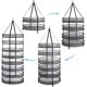 thumbnail image 2 of Foldable hanging drying net 8 layers mesh large drying rack tent plant drying diameter 60cm, 2 of 2