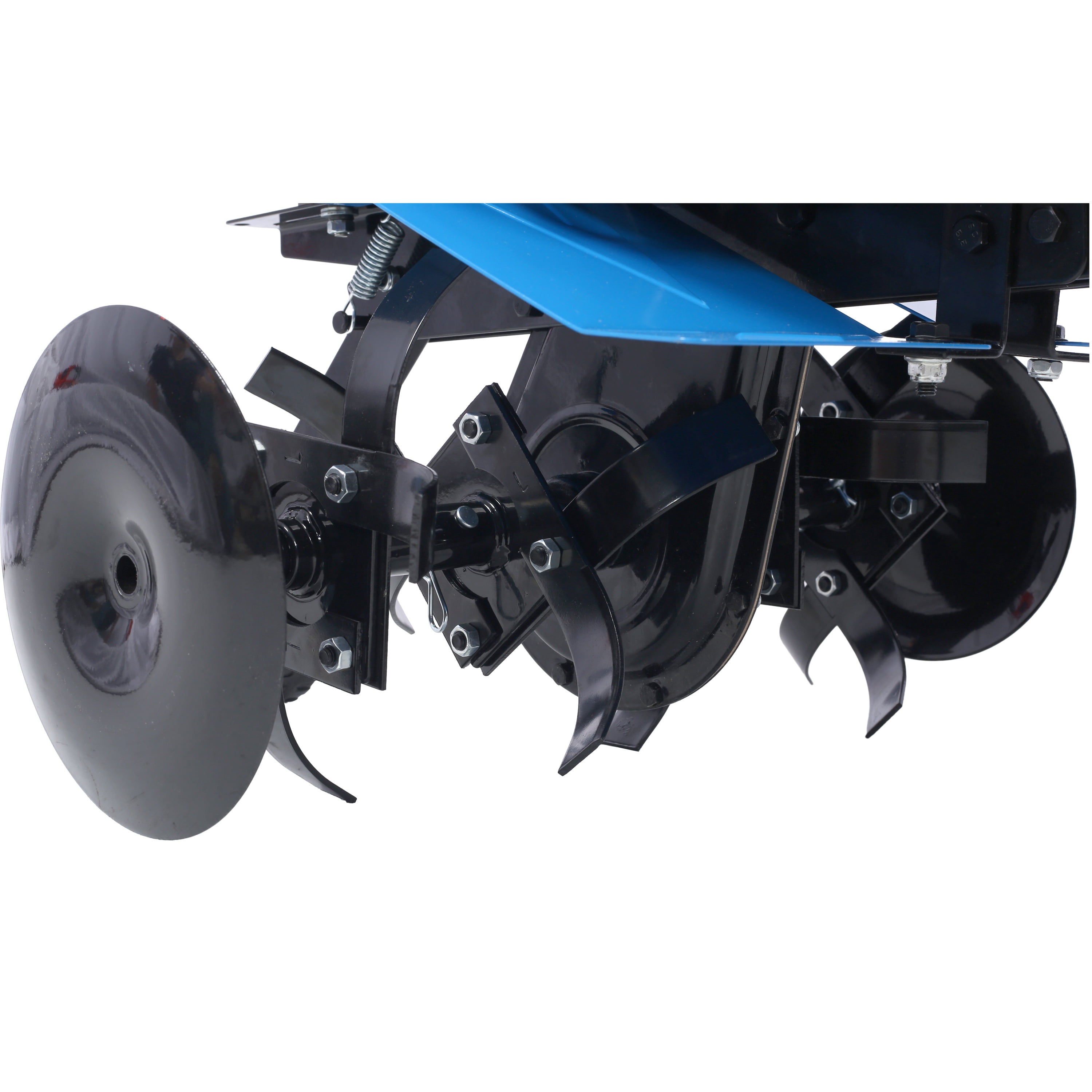 Seizeen Gas Powered Garden Tiller & Cultivator, 78.5cc 4-Stroke Front Tine Rototiller with 18" Tilling Width, Adjustable Depth, Transport Wheels, Heavy Duty Soil Cultivator for Lawn, Yard, Garden Bed