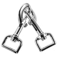 thumbnail image 2 of 2 hebillas de cadena para perro, hebilla de metal, clip giratorio para correa de perro, suministros para correa de perro, 2 of 8