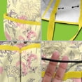thumbnail image 5 of Garden Tool Bag,Pioneer Flower Floral Print Pattern Garden Tool Organizer,Garden Gifts,Waterproof Multi-Pocket Garden Tool Storage 11.8x5.5x11.4 Inch(Tools NOT Included), 5 of 6
