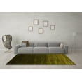 thumbnail image 3 of Ahgly Company Machine Washable Indoor Rectangle Abstract Yellow Contemporary Area Rugs, 2' x 5', 3 of 4