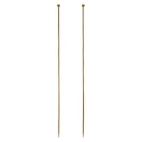 2Pcs 2.5mm Bamboo Knitting Needle Straight Single Pointed 14 Inch Long