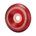thumbnail image 2 of Amoladora de disco de amoladora de 100 mm, almohadilla de disco de lijado para pulido, portátil duradero Rojo Sharpla disco de amoladora angular, 2 of 8
