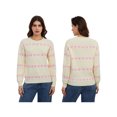 thumbnail image 2 of Women Valentine Heart Sweater Crew Neck Cute Ribbed Knit Loose Casual Pullover Sweaters Tops, 2 of 9
