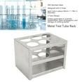 thumbnail image 3 of RACK DE TUBO DE ENSAYO de Metal, Soporte de Tomo de Centrífuga 3 Niveles Estructura Resistente 6 Hoyos para Laboratorio, 3 of 7