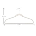 thumbnail image 3 of 10 Ganchos para Ropa Mainstays Hecho de Caucho Material Antideslizante Color Beige, 3 of 4