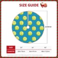 thumbnail image 3 of KLL Ball Tennis Christmas Tree Skirt 30" ,Party Decorations Farmhouse for Christmas Decorations Holiday Party, 3 of 6