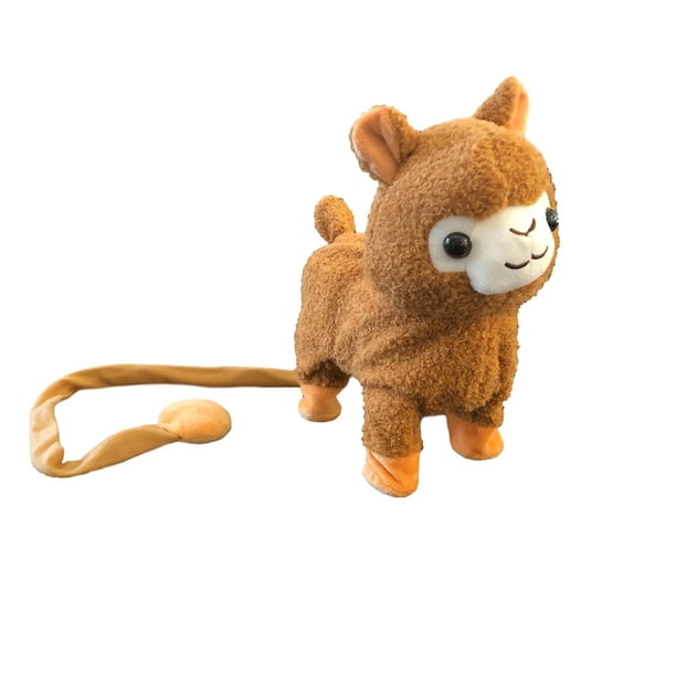Llama Plush Toy Electronic Musical Singing Walking Interactive Pet Toy