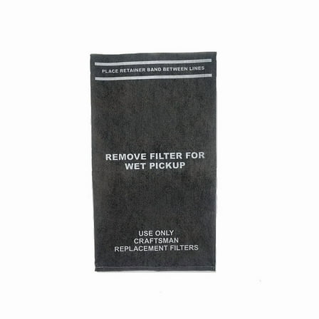 Suitable for Craftsman 2.5 Gallon vacuum cleaner replacement accessories, non-woven cloth bag, dust filter bag, dust collection bag