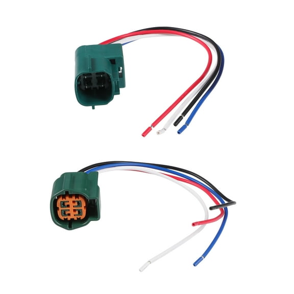 Unique Bargains 1 Set Car 4 Pin Male Female Connector O2 Sensor Cable for Nissan for Infiniti Green