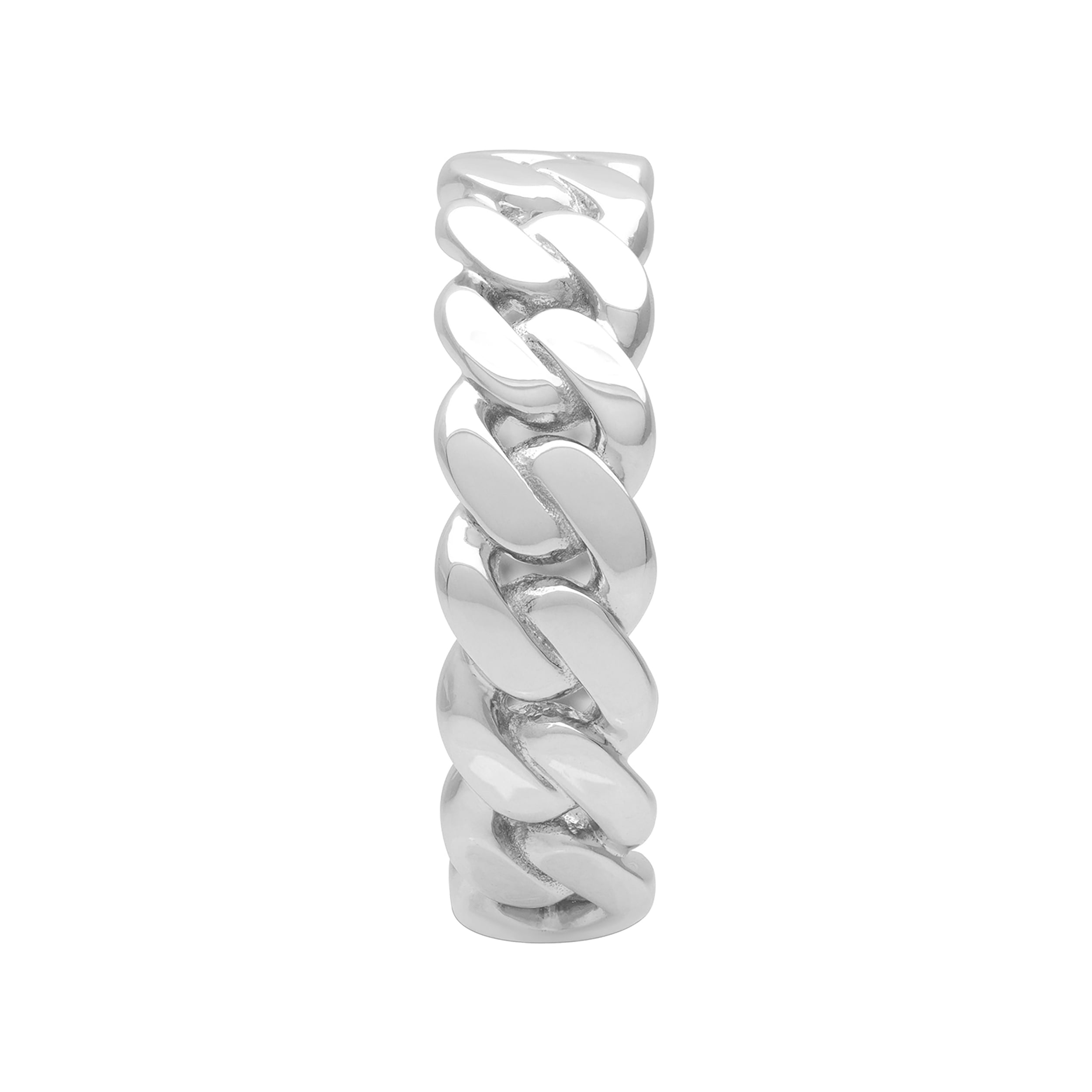 Keepsake Sterling Silver Cuban Link Men's Band