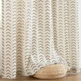thumbnail image 3 of jinchan Rideaux Boho en Lin pour Salon, Voilages Semi-Transparents pour Chambre, 84 Pouces de Long, Rideaux de Style Ferme à Motif Chevrons,, 3 of 10